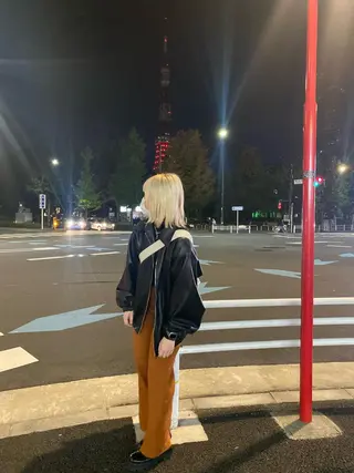 カラー ｟羽エクステ｠ スズキのヘアスタイル