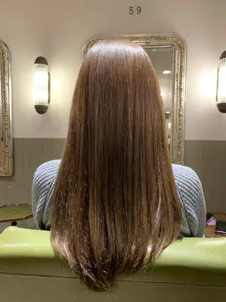 ロング カラー 韓国スタイル🇰🇷 annaのヘアスタイル