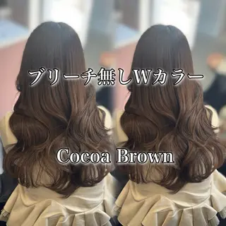 セミロング カラー THE ECT 🌸濱吉優希🌸のヘアスタイル