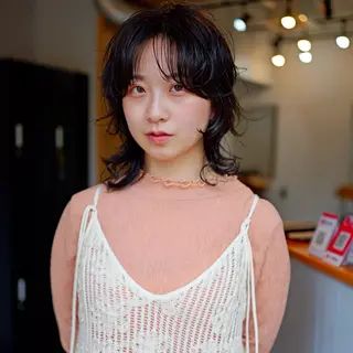 セミロング パーマ 清澄白河｜赤城颯汰 ｜ニュアンスパーマのヘアスタイル