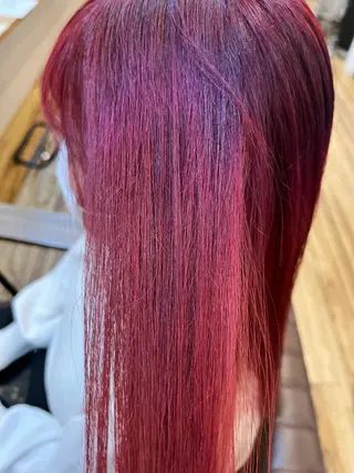 ロング カラー 🐰ハイトーンカラー 畠山 渡🐰のヘアスタイル