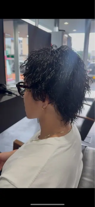 パーマ メンズ 五味 亜有里のヘアスタイル
