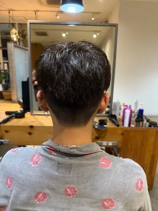 パーマ メンズ ショートカット♡YU KI♡のヘアスタイル