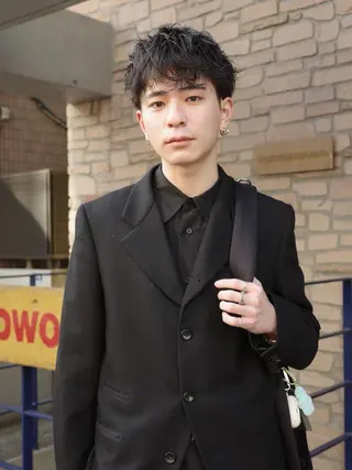 パーマ メンズ NERO 伊藤 春紀のヘアスタイル