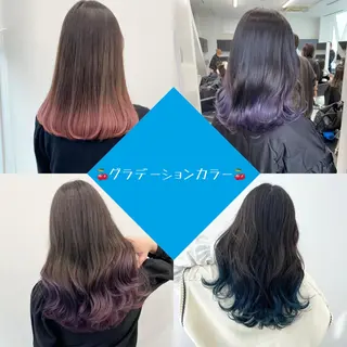 セミロング カラー ヘアアレンジ 💗無料カットモデル 募集中yu-ki💗のヘアスタイル