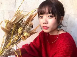 ミディアム カラー 太田 有香のヘアスタイル