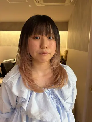 ロング アレンジ/縮毛矯正 FACE。ゆのんのヘアスタイル