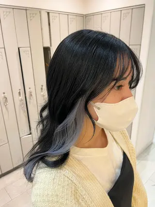カラー グレージュ/透け感 カラー/透明感カラーのヘアスタイル
