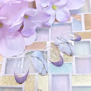 ネイル 手描きアート&推し活 🌟Wisteriaのネイルデザイン