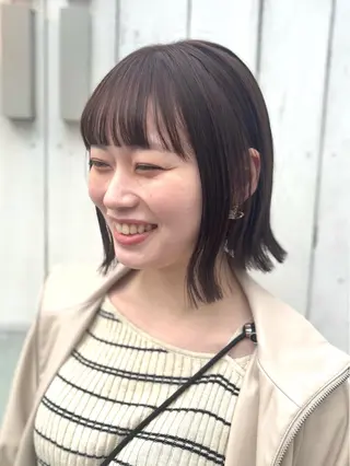 ショート カラー 髪質改善/ヘアケア coiiはしもとはなのヘアスタイル