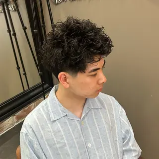 ショート パーマ メンズ 💈PRO SHOP WAVE 望愛💈のヘアスタイル