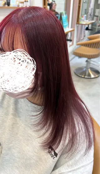 ロング ヤマナカ モネのヘアスタイル