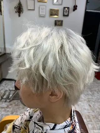 ミディアム メンズ カラー matilda hair Men'sのヘアスタイル