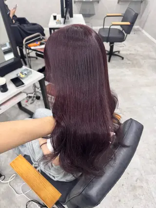 ロング カラー 赤み無し柔らかカラー 【梅田】madokaのヘアスタイル