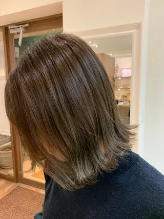 ミディアム カラー megu 髪質改善TaLeのヘアスタイル