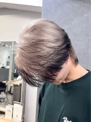 ミディアム カマタ ハルキのヘアスタイル