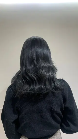 セミロング 縮毛矯正/レイヤー 🌙児玉光瑠のヘアスタイル