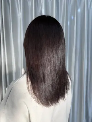 セミロング カラー 透明感カラー/パーマ 🌀アオノのヘアスタイル