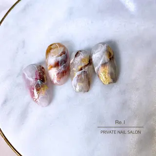 ネイル モチの良さ◉ フィルインネイル♡のネイルデザイン