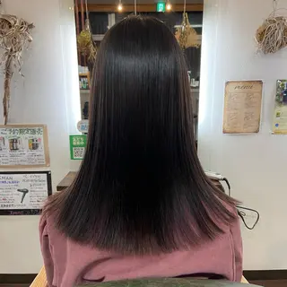 セミロング カラー 💜推しインナー カラー/菊池柊真💜のヘアスタイル