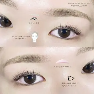 マツエク・マツパ eyelist harukaのマツエク・マツパデザイン