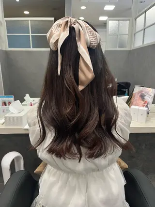 ロング 加藤 碧唯のヘアスタイル