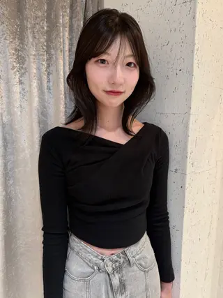 ミディアム カラー mai / linoah˚✧のヘアスタイル