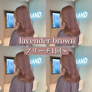 セミロング パーマ ヘアアレンジ メンズ マツエク・マツパ アイブロウ 🤎モテ髪&透明感 ミルクティー🥣🤎のヘアスタイル
