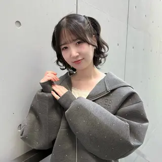 ショート カラー ヘアアレンジ 海音 心斎橋美容室のヘアスタイル