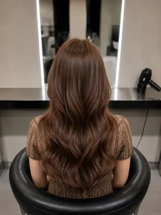 ミディアム カラー 🌈ウルトワ水素 髪質改善naru🌈のヘアスタイル