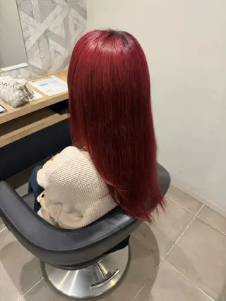 ロング カラー 石塚 望空翔のヘアスタイル