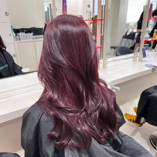 カラー 🍒ブリーチなし🍒 暖色🍒YUUNAのヘアスタイル