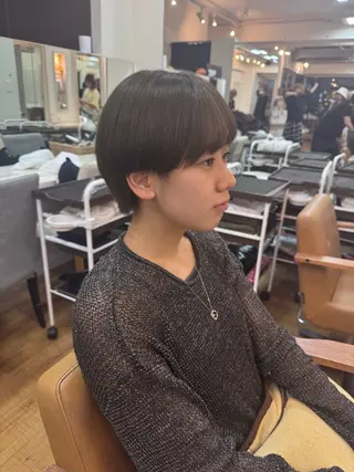 ショート 森 千明のヘアスタイル
