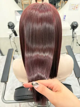 ミディアム カラー 髪質改善 Chihiro🫧のヘアスタイル