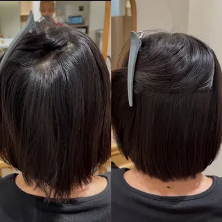 ショート RINNO🌷透明感 カラー/髪質改善のヘアスタイル