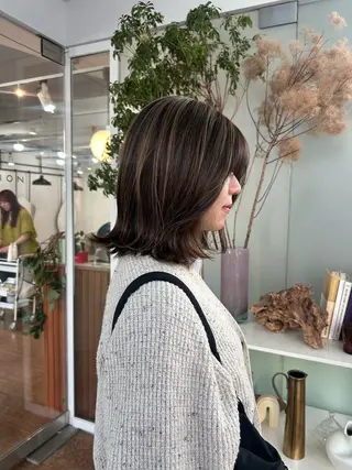 カラー かがやしづ ⭐️カラーモデルのヘアスタイル