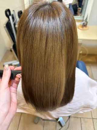 パーマ 井本 帆香のヘアスタイル