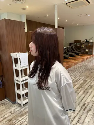 セミロング 縮毛矯正/さらつや トリートメント首藤のヘアスタイル