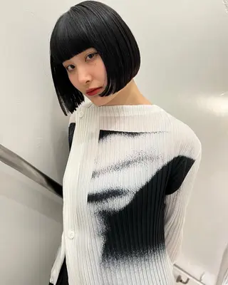 ショート レイヤーカット kanaのヘアスタイル