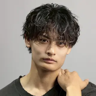 カラー 似合わせパーマ🔥 メンズ特化/渋谷のヘアスタイル