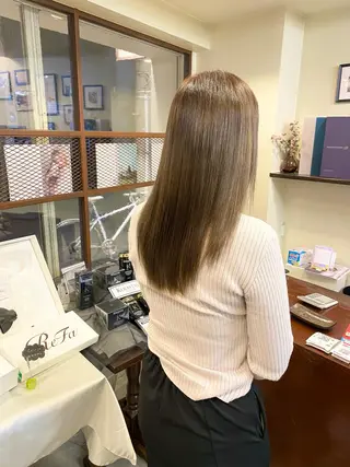 ロング カラー ウチダ ユウヤのヘアスタイル