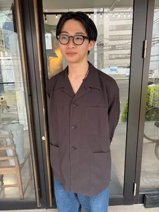 ショート メンズ 千葉 郁也のヘアスタイル