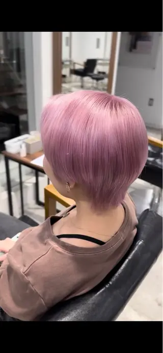 ショート カラー 髙木 利央のヘアスタイル