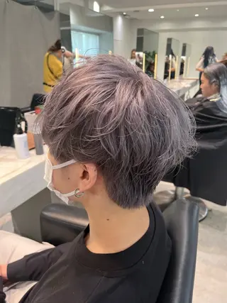 ショート 大人カラー✳︎ボブ 横関由美のヘアスタイル
