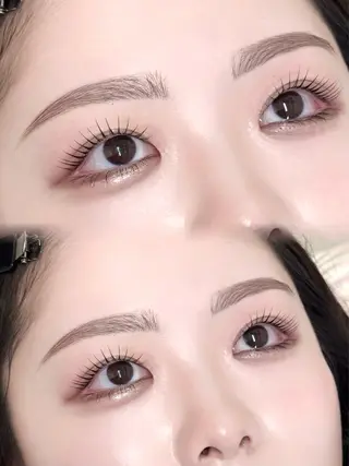 アイブロウ Unefleur LARME soraのマツエク・マツパデザイン