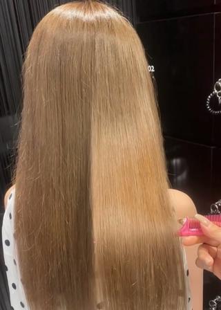 ロング レディースモデル/ 田中彩のヘアスタイル