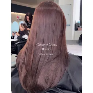 ロング レイヤー/ダブルカラ ー🎀Sayakaのヘアスタイル