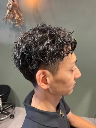 パーマ メンズ 小島 智子のヘアスタイル