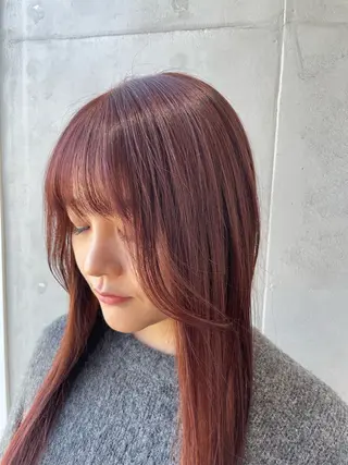ロング カラー たなか こころ🎀のヘアスタイル