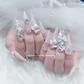ネイル MoMoA Nail ネイル長さ出し専門店のネイルデザイン